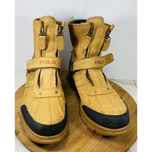 Polo by Ralph Lauren Tan and Black Men's Boots - Picture 3 of 7